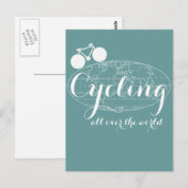 fietsenfietsenpedaal briefkaart (Voorkant / Achterkant)