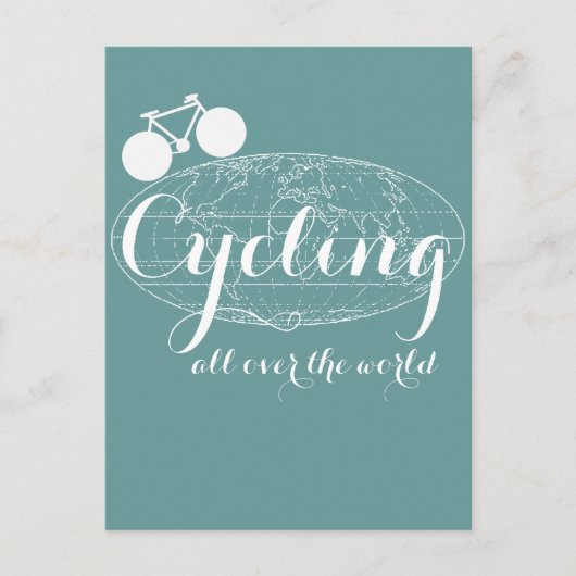 fietsenfietsenpedaal briefkaart (Voorkant)