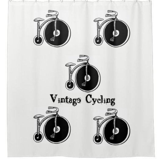  fietsengordijn douchegordijn (Voorkant)