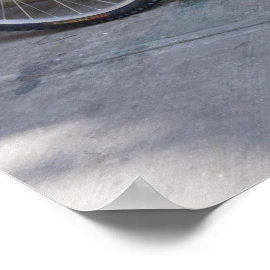 Fietsengraffiti - Poster (Hoek)