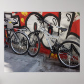 Fietsengraffiti - Poster (Voorkant)