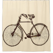 fietsenhavermout crème bruin douchgordijn douchegordijn (Voorkant)