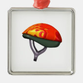 Fietsenhelm Metalen Ornament (Voorkant)