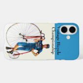fietsenkampioenschap, blauw wit Case-Mate iPhone case (Achterkant (horizontaal))