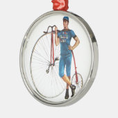  fietsenkampioenschap metalen ornament (Links)