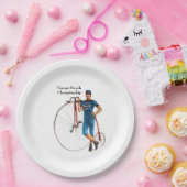  fietsenkampioenschap papieren bordje (Feest)