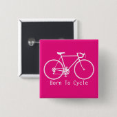 Fietsenknop Vierkante Button 5,1 Cm (Voorkant /achterkant)
