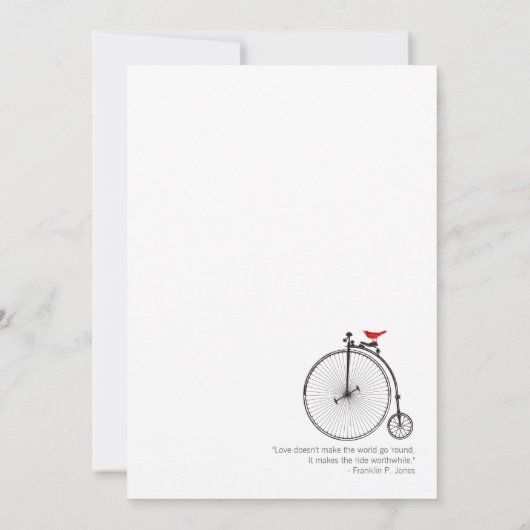  fietsenliefde kaart (Achterkant)