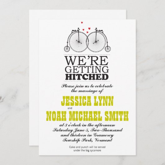  fietsenliefde kaart (Voorkant / Achterkant)