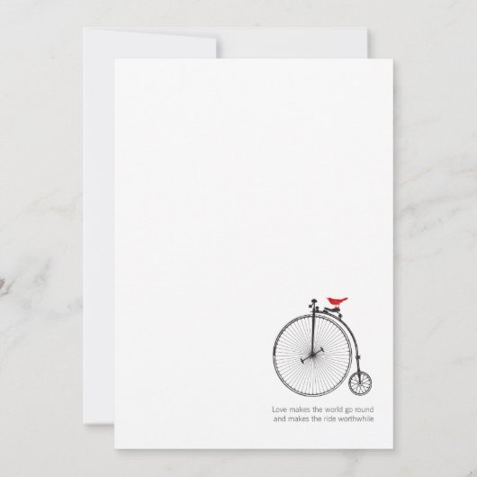  fietsenliefde kaart (Achterkant)