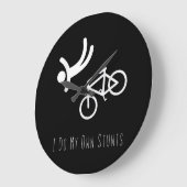 fietsenliefhebber - ik doe mijn eigen stunts bmx - grote klok (Hoek)