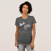 fietsenliefhebber - ik doe mijn eigen stunts bmx - t-shirt (Voorkant volledig)