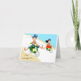 Fietsenloop voor de Rozen Notitiekaartje