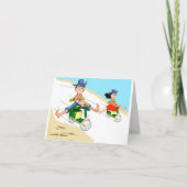 Fietsenloop voor de Rozen Notitiekaartje (Voorkant)