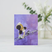 Fietsenmeisje Briefkaart (Staand voorkant)