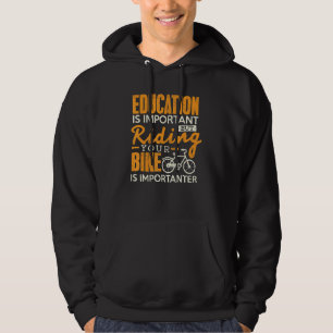 Fietsenonderwijs is een belangrijke fietser voor f hoodie