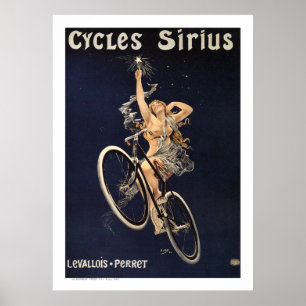  fietsenPoster - Cycli Sirius - naar grijs Poster