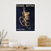  fietsenPoster - Cycli Sirius - naar grijs Poster (Keuken)