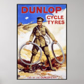  fietsenPoster - Dunlop-fietsbanden Poster (Voorkant)