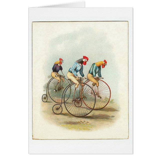  fietsenPoster, Pennyfarding Roosters (Voorkant)