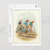  fietsenPoster, Pennyfarding Roosters Briefkaart (Voorkant / Achterkant)