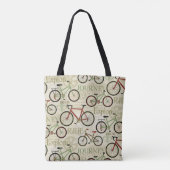 Fietsenreis Tote Bag (Achterkant)