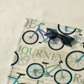 Fietsenreisblauw handdoek (In situ)