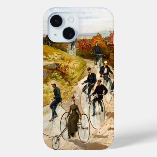  fietsenrij in het land Case-Mate iPhone case (Achterkant)