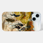  fietsenrij in het land Case-Mate iPhone case (Achterkant (horizontaal))