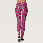 fietsenroze leggings (Achterkant)
