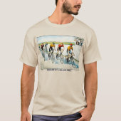 fietsenShirt :Wielmannen T-shirt (Voorkant)