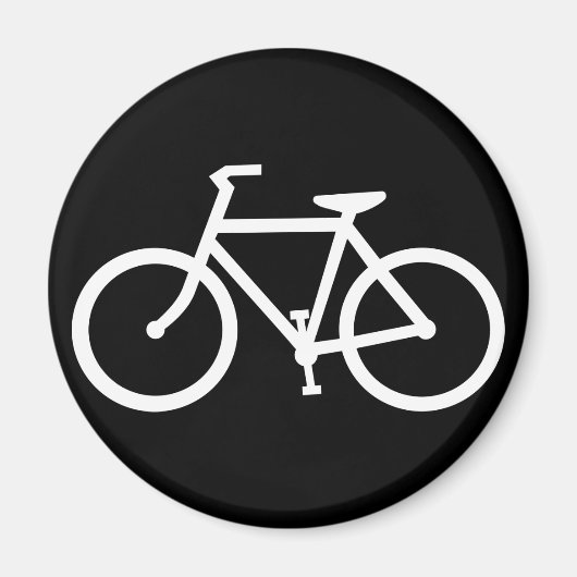 fietsensilhouet magneet (Voorkant)
