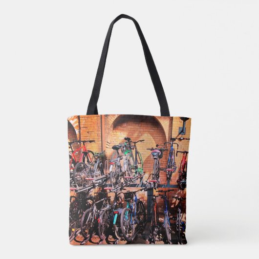 Fietsenstalling Tote Bag (Achterkant)