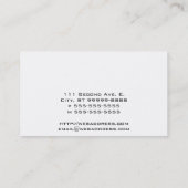 Fietsensymbool Visitekaartje (Achterkant)