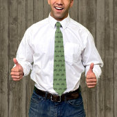 Fietsenthema - Road Racing Bicycle in Stripey Stropdas