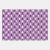 Fietsenthema Roze Paars grijs Inpakpapier Vel (Voorkant 2)