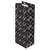 Fietsenversnellingspatroon 01x4.b wijn cadeautas (Voorkant Gekanteld)