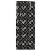 Fietsenversnellingspatroon 01x4.b wijn cadeautas (Voorkant)