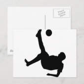 fietsenvoetballer briefkaart (Voorkant / Achterkant)