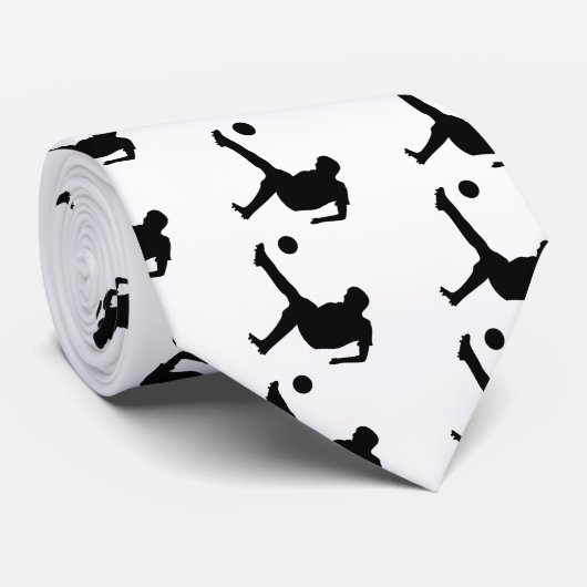 fietsenvoetballer stropdas (Opgerold)