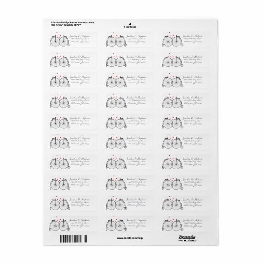  fietsenweddenschappen etiket (Full Sheet)
