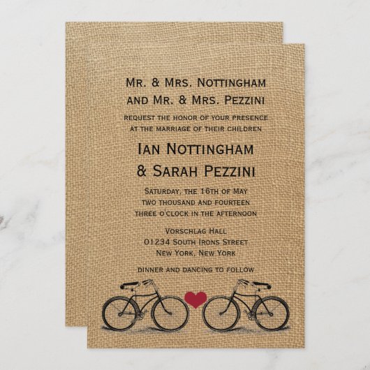  fietsenweddenschappen kaart (Voorkant / Achterkant)