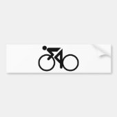 fietsenwedrennen bumpersticker (Voorkant)