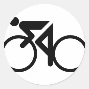 fietsenwedrennen ronde sticker