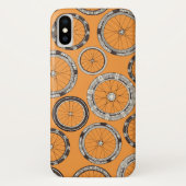 fietsenwiel ambergeel Case-Mate iPhone case (Achterkant)