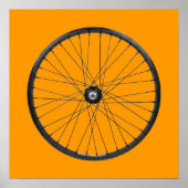 fietsenwiel poster (Voorkant)