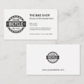 Fietsenwinkel en Logo service Afsprakenkaartje (Voorkant / Achterkant)
