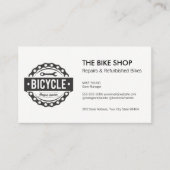 Fietsenwinkel en Logo service Afsprakenkaartje (Voorkant)