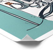 Fietsenwinkel - Kunstdruk Poster (Hoek)