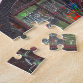 Fietsenzaak in Montreal. Legpuzzel (Zijkant)